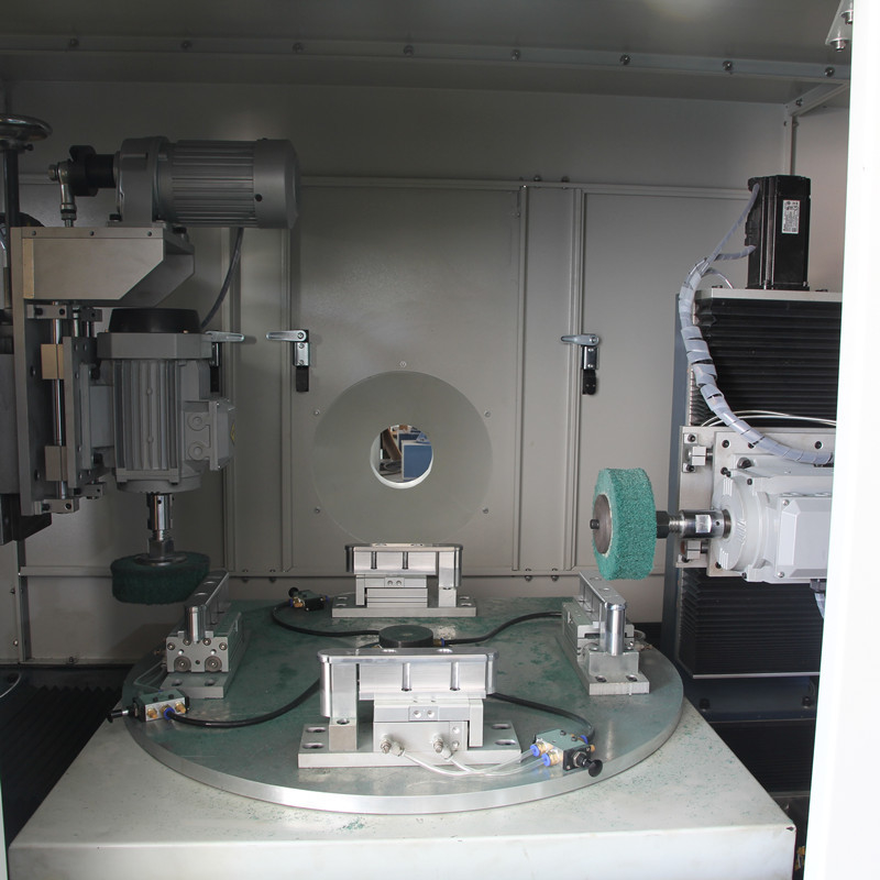 25KW 스테인레스 스틸 문 잠금 측면 판 가이드 찌질 철 도화 기계 닦는 기능